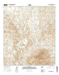 Cienega Mountains Texas Current topographic map, 1:24000 scale, 7.5 X 7.5 Minute, Year 2016