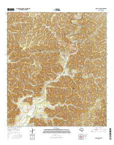 Circle Bluff Texas Current topographic map, 1:24000 scale, 7.5 X 7.5 Minute, Year 2016