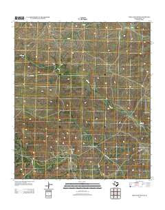 Circle Dot Ranch Texas Historical topographic map, 1:24000 scale, 7.5 X 7.5 Minute, Year 2012