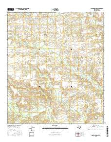 Circle Dot Ranch Texas Current topographic map, 1:24000 scale, 7.5 X 7.5 Minute, Year 2016