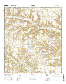 Circle Dot Ranch NE Texas Current topographic map, 1:24000 scale, 7.5 X 7.5 Minute, Year 2016