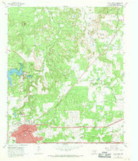 Cisco North Texas Historical topographic map, 1:24000 scale, 7.5 X 7.5 Minute, Year 1966