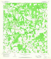 Cistern Texas Historical topographic map, 1:24000 scale, 7.5 X 7.5 Minute, Year 1965
