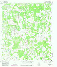 Cistern Texas Historical topographic map, 1:24000 scale, 7.5 X 7.5 Minute, Year 1965