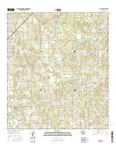 Cistern Texas Current topographic map, 1:24000 scale, 7.5 X 7.5 Minute, Year 2016