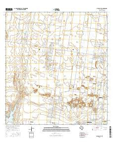 Citrus City Texas Current topographic map, 1:24000 scale, 7.5 X 7.5 Minute, Year 2016