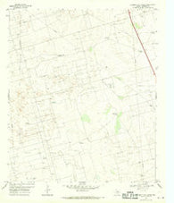 Clabber Hill Ranch Texas Historical topographic map, 1:24000 scale, 7.5 X 7.5 Minute, Year 1968