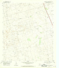 Clabber Hill Ranch Texas Historical topographic map, 1:24000 scale, 7.5 X 7.5 Minute, Year 1968