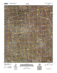 Clabber Hill Ranch Texas Historical topographic map, 1:24000 scale, 7.5 X 7.5 Minute, Year 2010