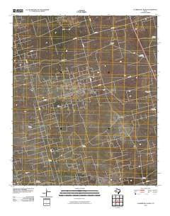 Clabber Hill Ranch Texas Historical topographic map, 1:24000 scale, 7.5 X 7.5 Minute, Year 2010