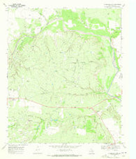 Clairemont East Texas Historical topographic map, 1:24000 scale, 7.5 X 7.5 Minute, Year 1969