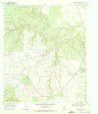 Clairemont West Texas Historical topographic map, 1:24000 scale, 7.5 X 7.5 Minute, Year 1969