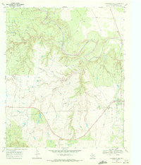 Clairemont West Texas Historical topographic map, 1:24000 scale, 7.5 X 7.5 Minute, Year 1969