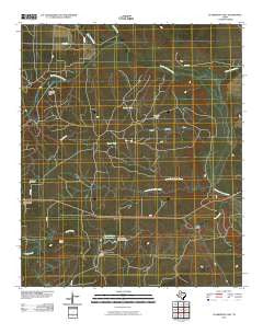 Clairemont East Texas Historical topographic map, 1:24000 scale, 7.5 X 7.5 Minute, Year 2010