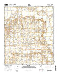 Clairemont East Texas Current topographic map, 1:24000 scale, 7.5 X 7.5 Minute, Year 2016