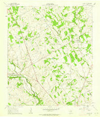 Clairette Texas Historical topographic map, 1:24000 scale, 7.5 X 7.5 Minute, Year 1961