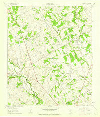 Clairette Texas Historical topographic map, 1:24000 scale, 7.5 X 7.5 Minute, Year 1961