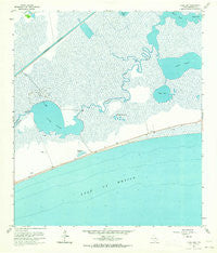Clam Lake Texas Historical topographic map, 1:24000 scale, 7.5 X 7.5 Minute, Year 1961