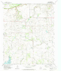 Clara Texas Historical topographic map, 1:24000 scale, 7.5 X 7.5 Minute, Year 1972