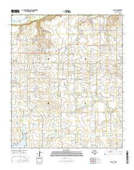 Clara Texas Current topographic map, 1:24000 scale, 7.5 X 7.5 Minute, Year 2016
