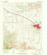 Clarendon Texas Historical topographic map, 1:24000 scale, 7.5 X 7.5 Minute, Year 1963