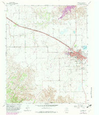Clarendon Texas Historical topographic map, 1:24000 scale, 7.5 X 7.5 Minute, Year 1963