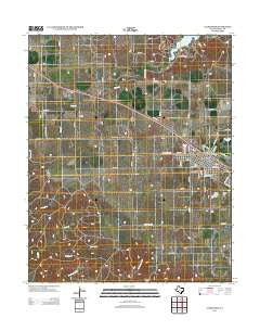 Clarendon Texas Historical topographic map, 1:24000 scale, 7.5 X 7.5 Minute, Year 2012