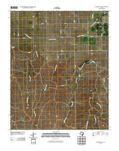 Clarendon SE Texas Historical topographic map, 1:24000 scale, 7.5 X 7.5 Minute, Year 2010