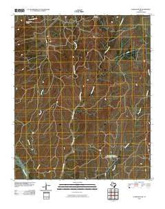 Clarendon SW Texas Historical topographic map, 1:24000 scale, 7.5 X 7.5 Minute, Year 2010