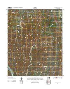 Clarendon SW Texas Historical topographic map, 1:24000 scale, 7.5 X 7.5 Minute, Year 2012