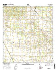Clareville Texas Current topographic map, 1:24000 scale, 7.5 X 7.5 Minute, Year 2016