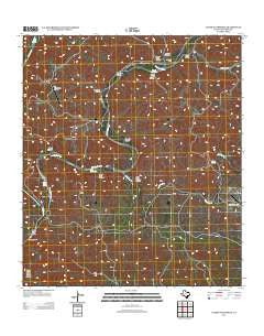 Clark Waterhole Texas Historical topographic map, 1:24000 scale, 7.5 X 7.5 Minute, Year 2012