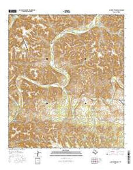 Clark Waterhole Texas Current topographic map, 1:24000 scale, 7.5 X 7.5 Minute, Year 2016