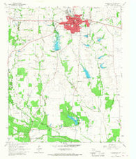 Clarksville Texas Historical topographic map, 1:24000 scale, 7.5 X 7.5 Minute, Year 1964