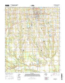 Clarksville Texas Current topographic map, 1:24000 scale, 7.5 X 7.5 Minute, Year 2016
