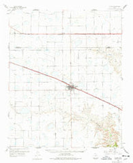 Claude Texas Historical topographic map, 1:62500 scale, 15 X 15 Minute, Year 1960