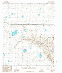 Claude NE Texas Historical topographic map, 1:24000 scale, 7.5 X 7.5 Minute, Year 1983