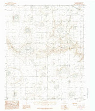 Claude SW Texas Historical topographic map, 1:24000 scale, 7.5 X 7.5 Minute, Year 1983