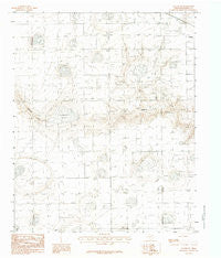 Claude SW Texas Historical topographic map, 1:24000 scale, 7.5 X 7.5 Minute, Year 1983