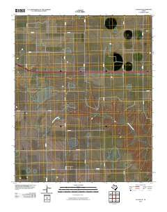 Claude NE Texas Historical topographic map, 1:24000 scale, 7.5 X 7.5 Minute, Year 2010