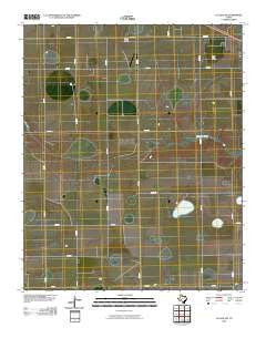 Claude SW Texas Historical topographic map, 1:24000 scale, 7.5 X 7.5 Minute, Year 2010