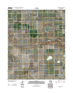 Claude SW Texas Historical topographic map, 1:24000 scale, 7.5 X 7.5 Minute, Year 2012