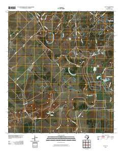 Clay Texas Historical topographic map, 1:24000 scale, 7.5 X 7.5 Minute, Year 2010