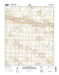 Clays Corner Texas Current topographic map, 1:24000 scale, 7.5 X 7.5 Minute, Year 2016