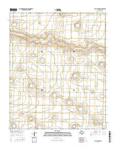 Clays Corner Texas Current topographic map, 1:24000 scale, 7.5 X 7.5 Minute, Year 2016