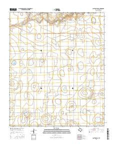 Claytonville Texas Current topographic map, 1:24000 scale, 7.5 X 7.5 Minute, Year 2016