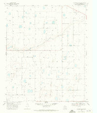 Claytonville NW Texas Historical topographic map, 1:24000 scale, 7.5 X 7.5 Minute, Year 1969