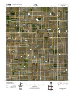 Claytonville NW Texas Historical topographic map, 1:24000 scale, 7.5 X 7.5 Minute, Year 2010