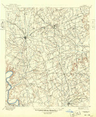 Cleburne Texas Historical topographic map, 1:125000 scale, 30 X 30 Minute, Year 1894