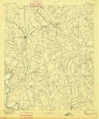 Cleburne Texas Historical topographic map, 1:125000 scale, 30 X 30 Minute, Year 1891